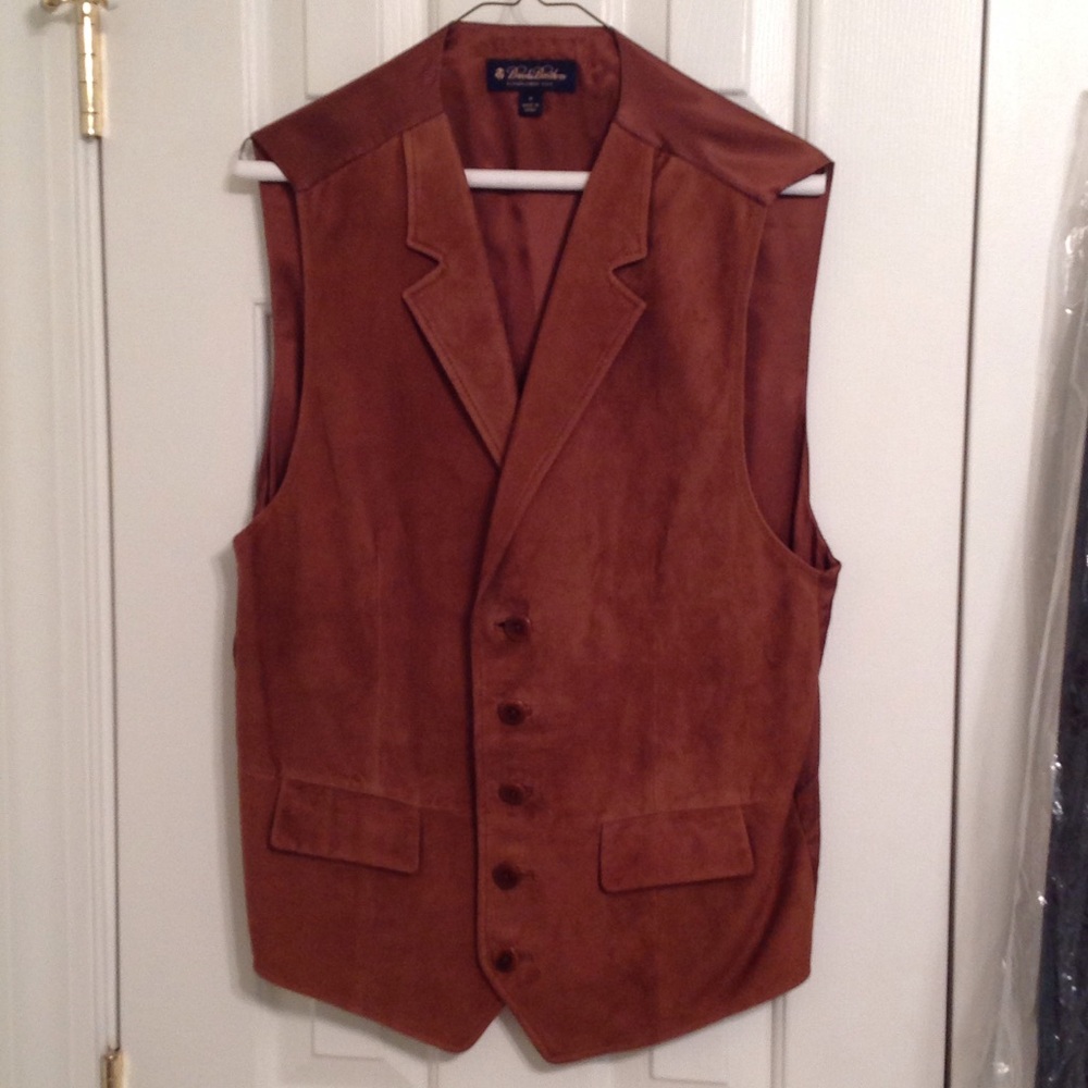 Brooks Brothers Suede vest